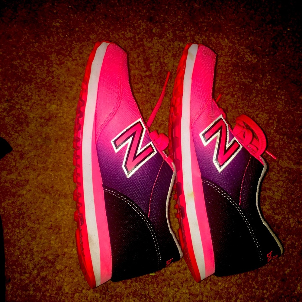 Neon Pink New Balance Sneakers